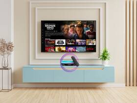 Multimediální centrum XtendLan Android box HK1 černá barva
