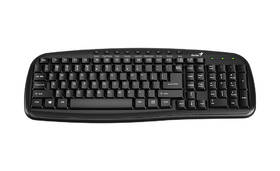 Klávesnice Genius KB-M225C, CZ+SK černá barva
