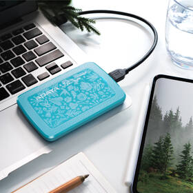 Externí pevný disk 2,5" ADATA AHC300E, ECO Green, 2TB zelená barva
