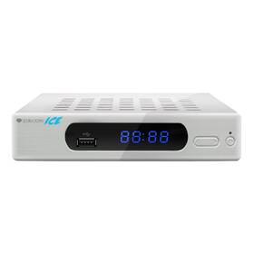 Set-top box Zircon ICE s DVB-T2 s HEVC (H.265) bílá barva
