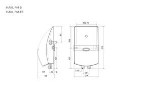 Ohřívač vody HAKL PM-B1 3,5 kW bílá barva
