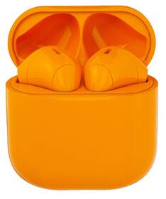 Sluchátka Happy Plugs Joy oranžová barva
