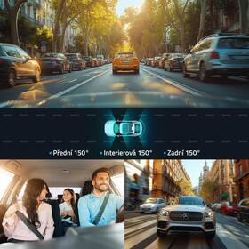 Autokamera LAMAX N10 GPS 3in1 šedá barva
