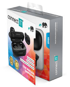 Sluchátka Connect IT HYPER-BASS Ed. II černá barva
