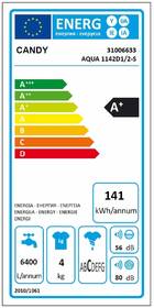 Pračka Candy AQUA 1142 D1/2-S bílá barva
