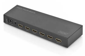 HDMI rozbočovač Digitus 8 port, podpora 4K černá barva
