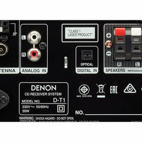 Mikrosystém Denon D-T1 šedá barva
