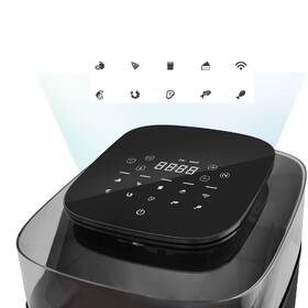 Fritéza horkovzdušná Rohnson R-2838 SmartChef Wi-Fi 5,5 l černá barva
