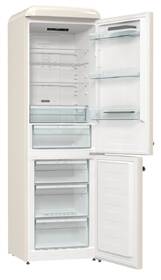 Chladnička s mrazničkou Gorenje ONRK619DC krémová barva
