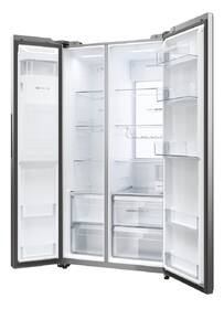 Americká lednice Haier HSW79F18CIMM nerez
