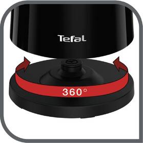 Rychlovarná konvice Tefal Digital Smart & Light KO854830 černá barva

