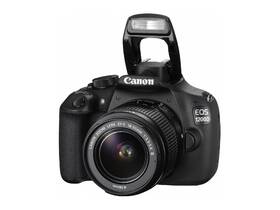 Digitální fotoaparát Canon 1200D černý + 18-55 DC + 8GB černá barva
