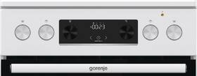 Sklokeramický sporák Gorenje GECS5C60WPA bílá barva
