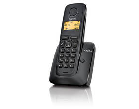 Domácí telefon Gigaset A120A černá barva
