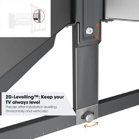 Držák TV Vogel’s TVM 5855 XXL pro úhlopříčky 55" až 100", nosnost 75 kg černá barva
