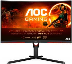 Herní monitor AOC C27G3U černá barva
