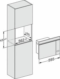 Mikrovlnná trouba Miele M 2234 SC černá barva
