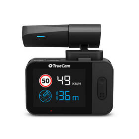 Autokamera TrueCam M7 GPS Dual (s hlášením radarů) černá barva
