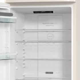 Chladnička s mrazničkou Gorenje ONRK619DC-L krémová barva
