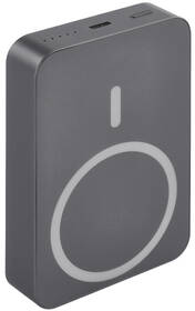 Powerbank EMOS WI 1046, 10 000 mAh, 20 W+Wireless šedá barva

