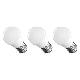 Žárovka LED EMOS Classic mini globe, E27, 4,2W, teplá bílá (3 ks) 
