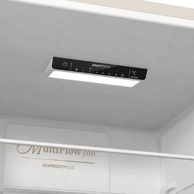 Chladnička s mrazničkou Gorenje NRK6202CLI IonAir béžová barva
