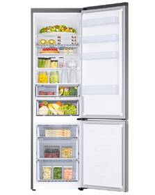 Chladnička s mrazničkou Samsung RB38C676CS9/EF stříbrná barva
