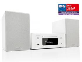 Mikrosystém Denon RCD-N10 CEOL + repro SCN-10-W bílá barva
