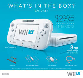Herní konzole Nintendo Wii U Basic Pack bílá barva
