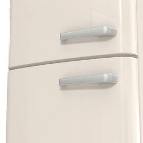 Chladnička s mrazničkou Gorenje ONRK619DC-L krémová barva

