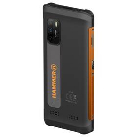 Mobilní telefon myPhone Hammer Iron 4 oranžová barva
