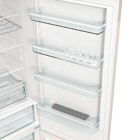 Chladnička s mrazničkou Gorenje NRK6202CLI IonAir béžová barva
