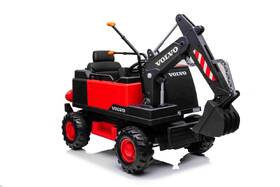 Elektrický bagr Beneo Volvo Excavator 12V červený 
