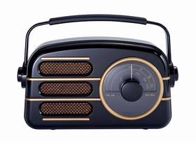 Radiopřijímač Bigben TR101 Retro černá barva

