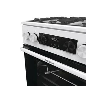 Kombinovaný sporák Gorenje GKS5C75WF bílá barva
