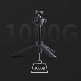 Držák PGYTECH CapLock Action Camera Extension Pole Tripod černá barva
