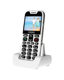Mobilní telefon Evolveo EasyPhone XD pro seniory - ZÁNOVNÍ - 12 měsíců záruka bílá barva
