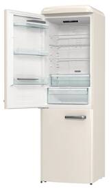 Chladnička s mrazničkou Gorenje ONRK619DC-L krémová barva
