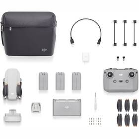 Dron DJI Mini 2 Fly More Combo šedá barva
