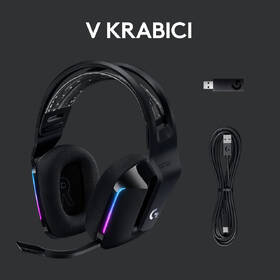 Headset Logitech G733 Lightspeed Wireless RGB černá barva
