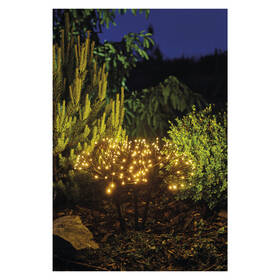 LED dekorace EMOS 192 LED zapichovací větvičky, 60 cm, venkovní i vnitřní, teplá bílá, časovač 
