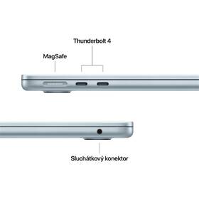 Notebook Apple 13" M4 10× GPU, 24GB, 512GB - blankytně modrý CZ 
