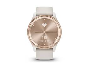 Chytré hodinky Garmin vívomove Trend - White Cream 
