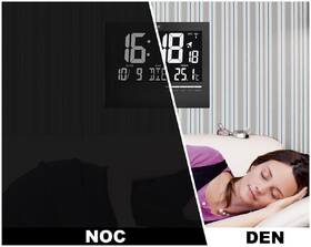 Nástěnné hodiny TFA 60.4508 černá barva
