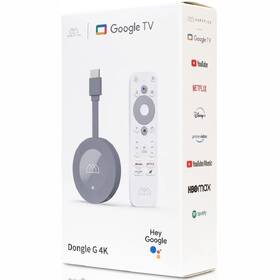 Multimediální centrum HOMATICS Dongle G 4K Google TV šedá barva
