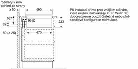 Indukční varná deska s odsáváním Bosch PVS611B16E černá barva
