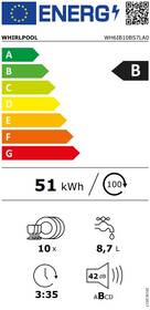 Myčka nádobí Whirlpool WH6IB10BS7LA0 
