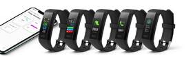 Fitness náramek Technaxx TX-HR7 černá barva
