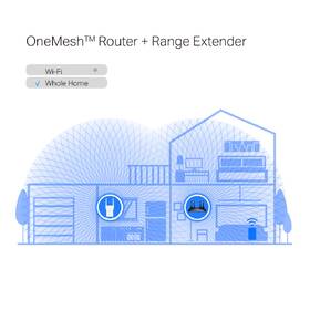 Wi-Fi extender TP-Link RE705X WiFi6 bílá barva
