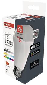 Chytrá žárovka EMOS GoSmart A65 14 W E27 ZigBee RGBCCT 
